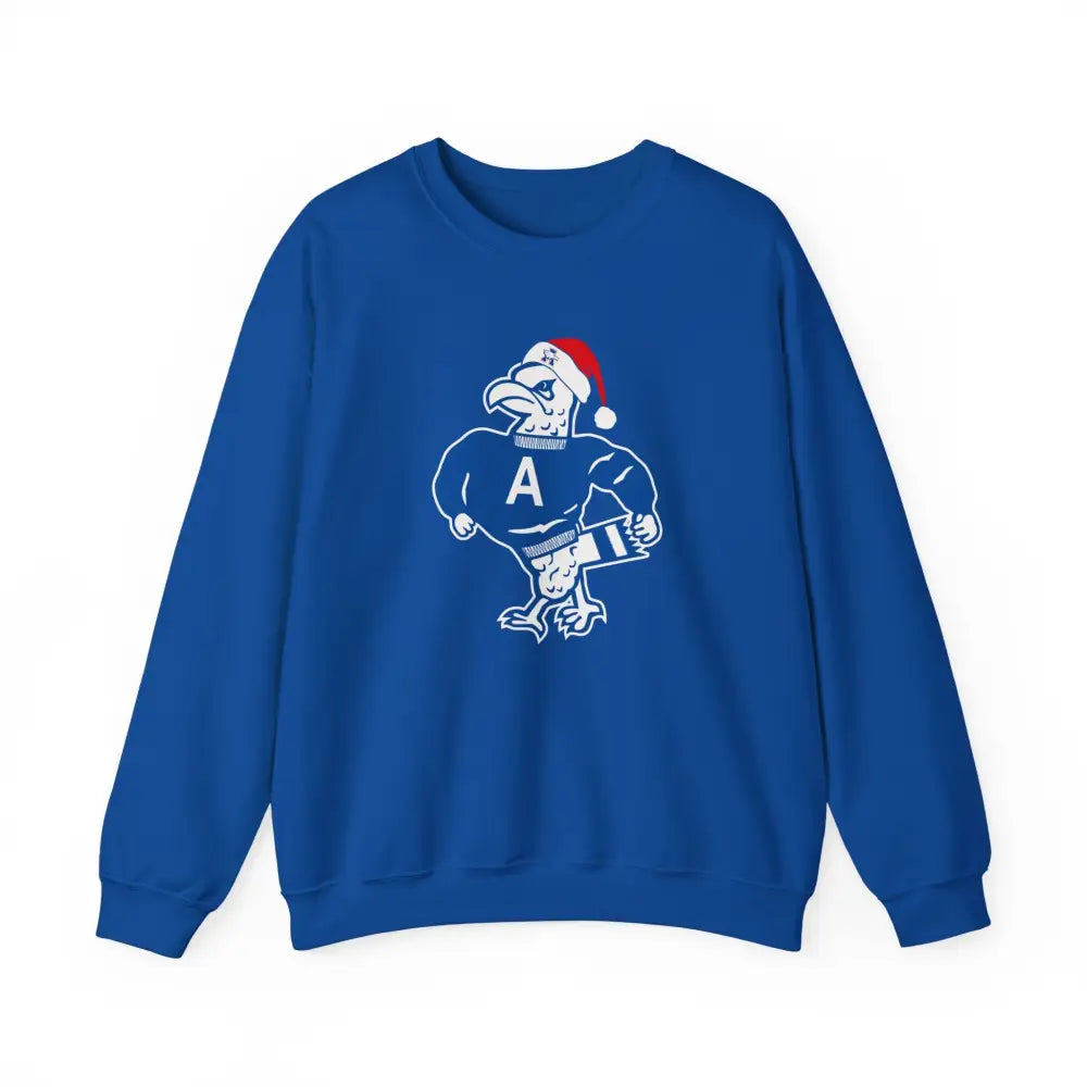 Allen Eagles Tuffy Christmas Crewneck Sweatshirt - Royal / S - Sweatshirt