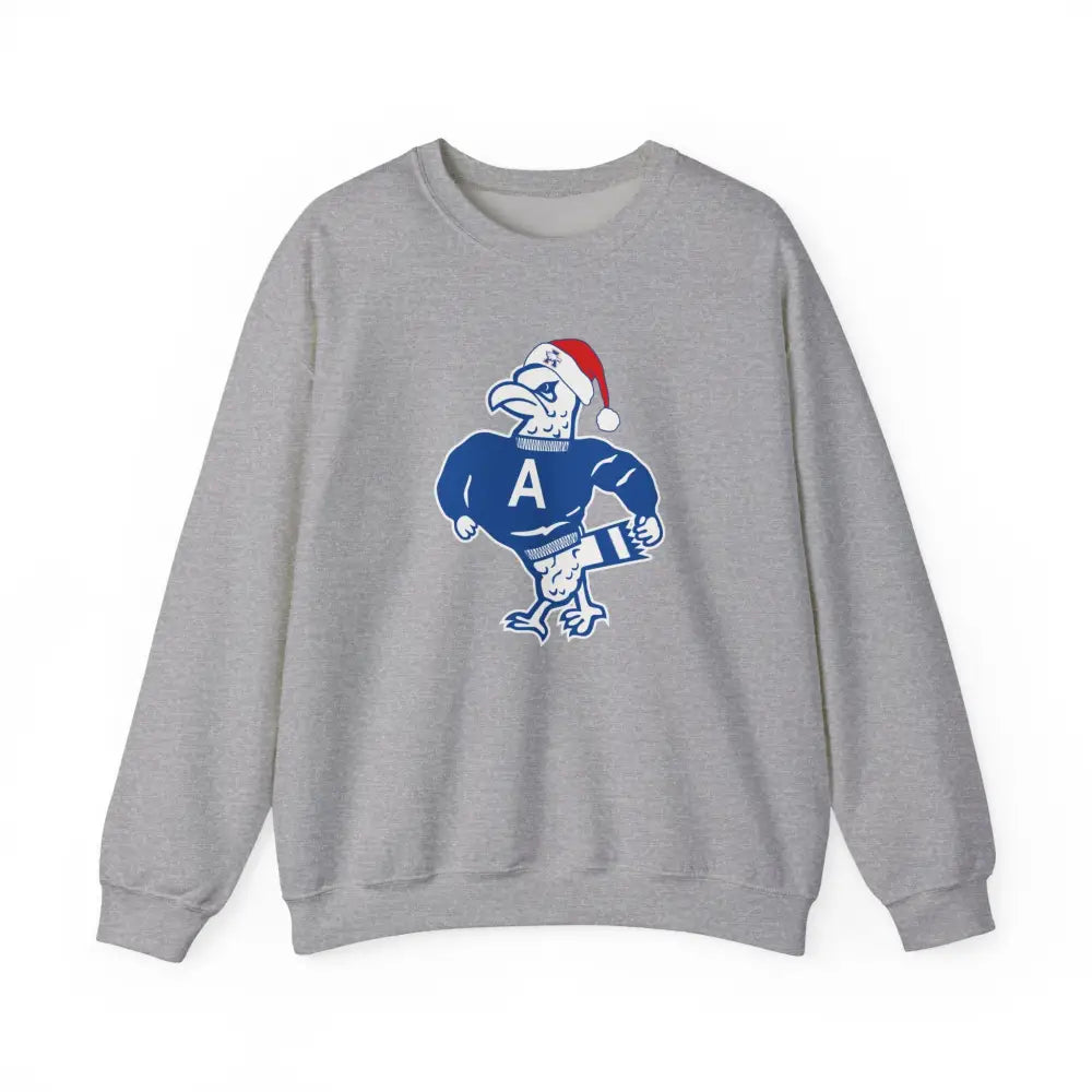 Allen Eagles Tuffy Christmas Crewneck Sweatshirt - Sport Grey / S - Sweatshirt