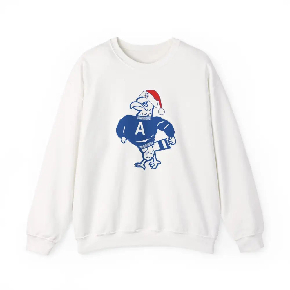 Allen Eagles Tuffy Christmas Crewneck Sweatshirt - White / S - Sweatshirt