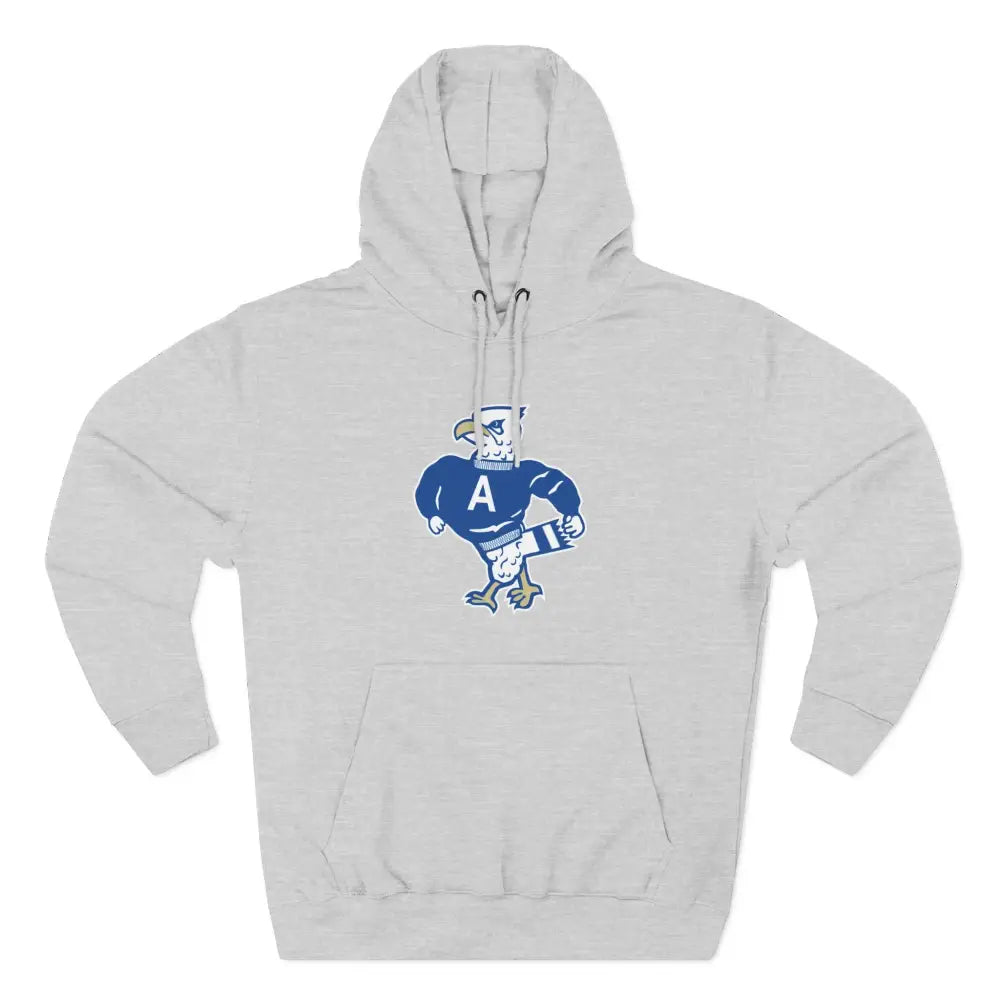 Allen Eagles Tuffy Three Fleece Hoodie - XS / Heather Grey - Hoodie