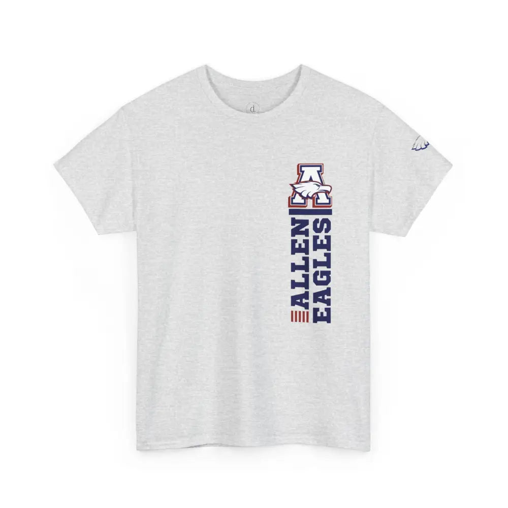 Allen Eagles Vertical Stack Tee Ash / S T Shirt