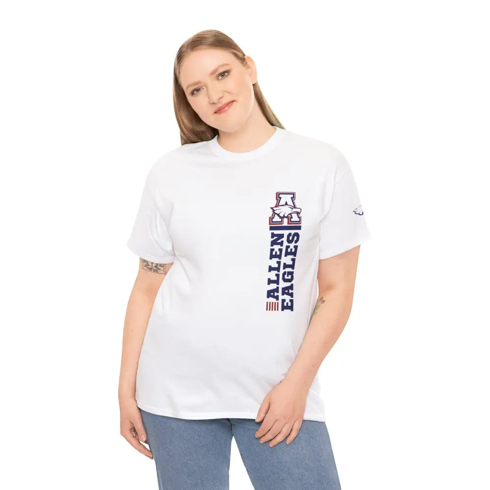 Allen Eagles Vertical Stack Tee T Shirt