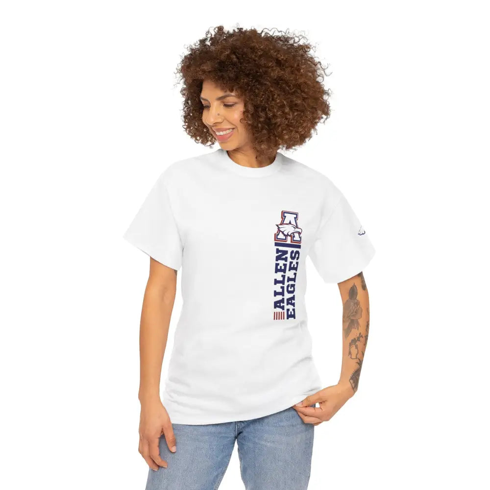 Allen Eagles Vertical Stack Tee T Shirt