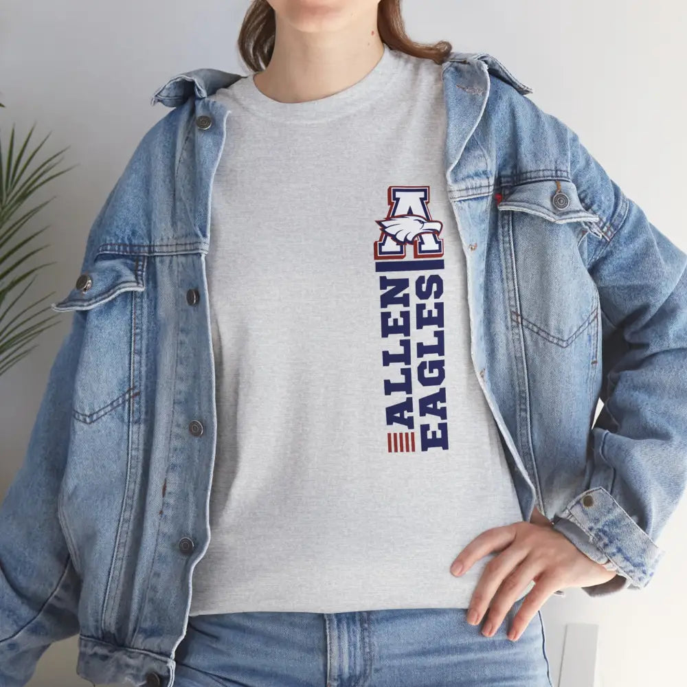 Allen Eagles Vertical Stack Tee T Shirt