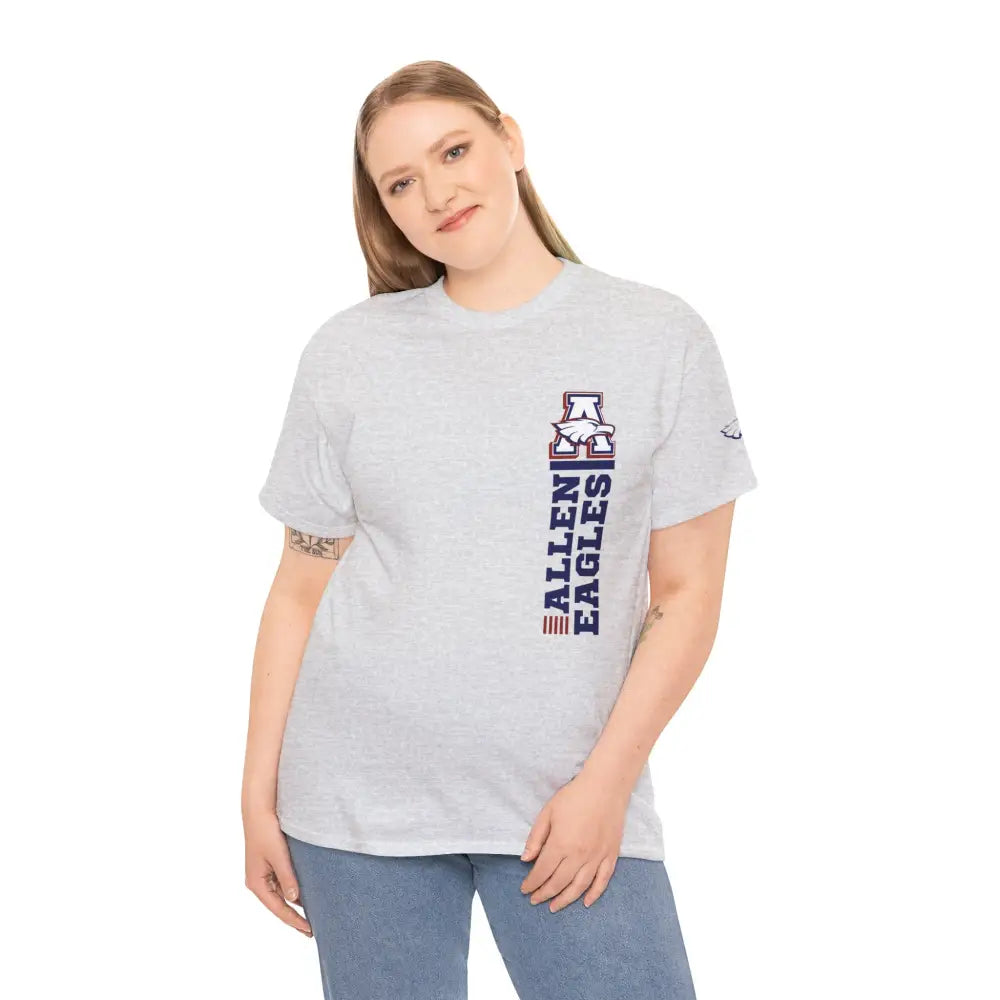 Allen Eagles Vertical Stack Tee T Shirt