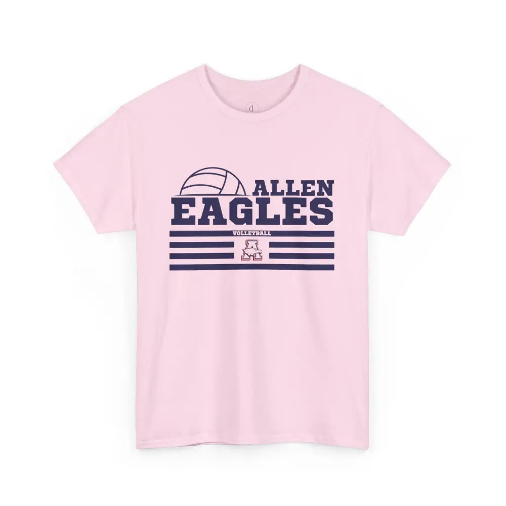 Allen Eagles Volleyball Tee - Light Pink / S - T-Shirt