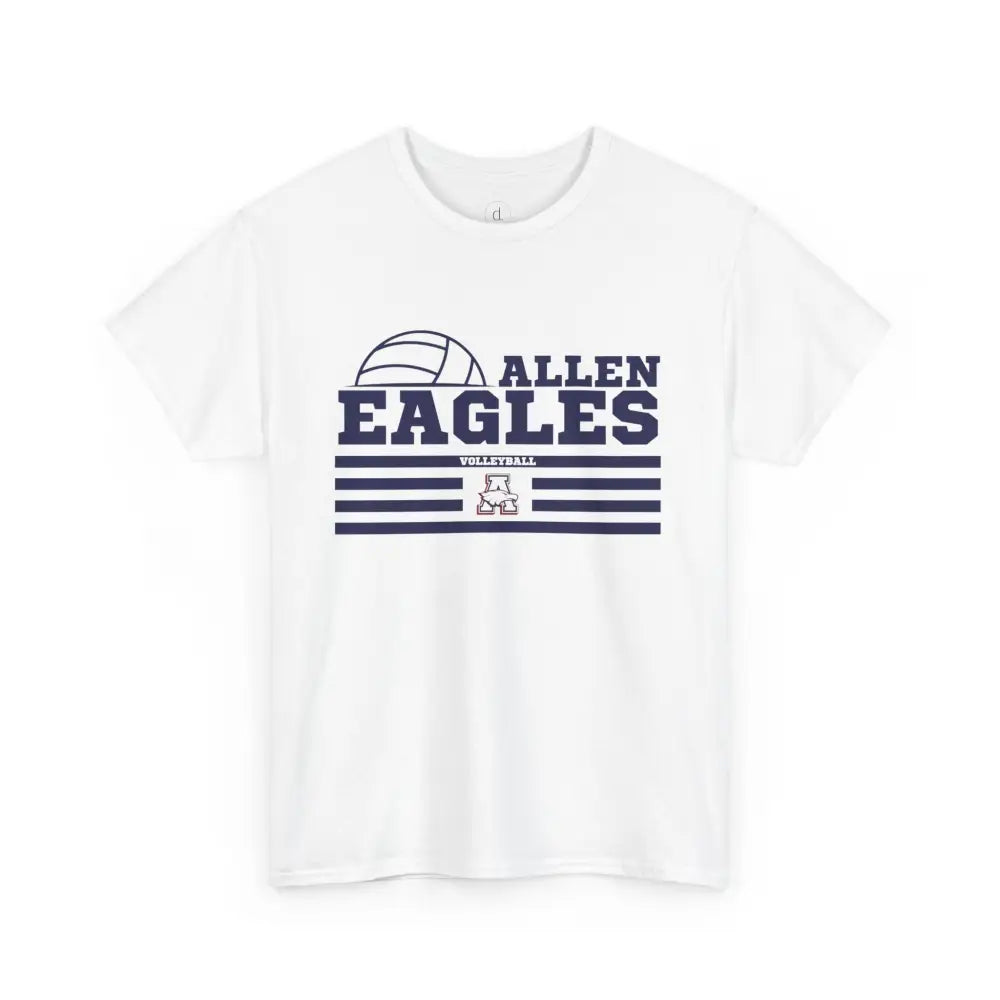 Allen Eagles Volleyball Tee - White / S - T-Shirt