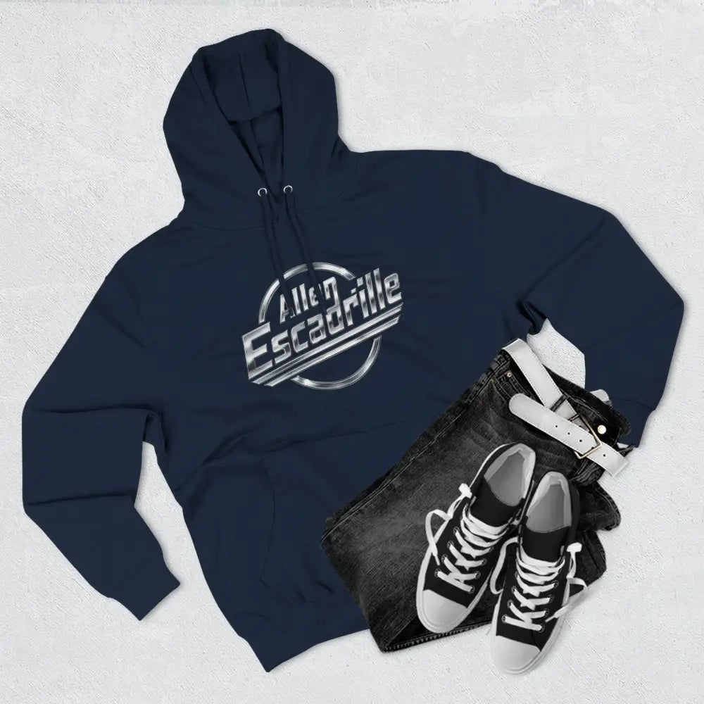 Allen Escadrille Chrome Three Panel Fleece Hoodie Hoodie
