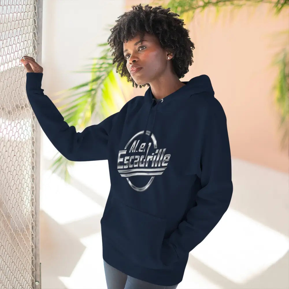 Allen Escadrille Chrome Three Panel Fleece Hoodie Hoodie