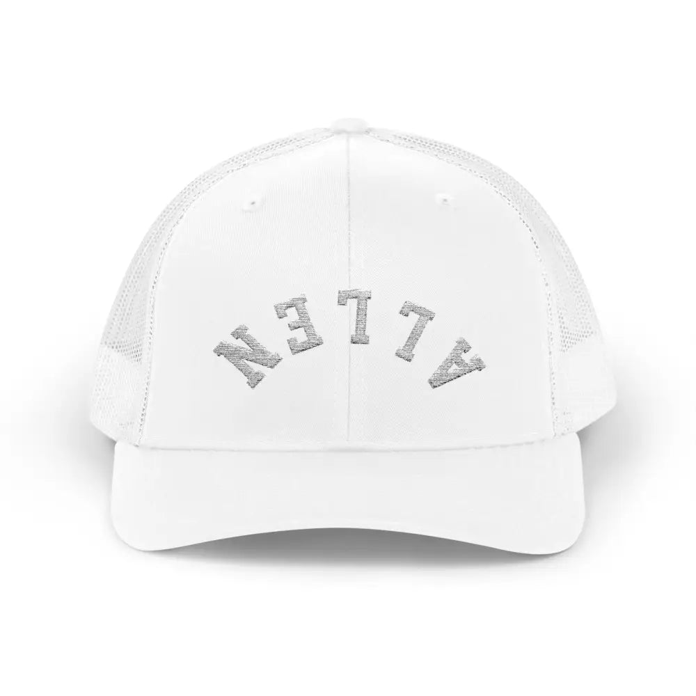 Allen Flipped Trucker Hat - White / One size - Hats