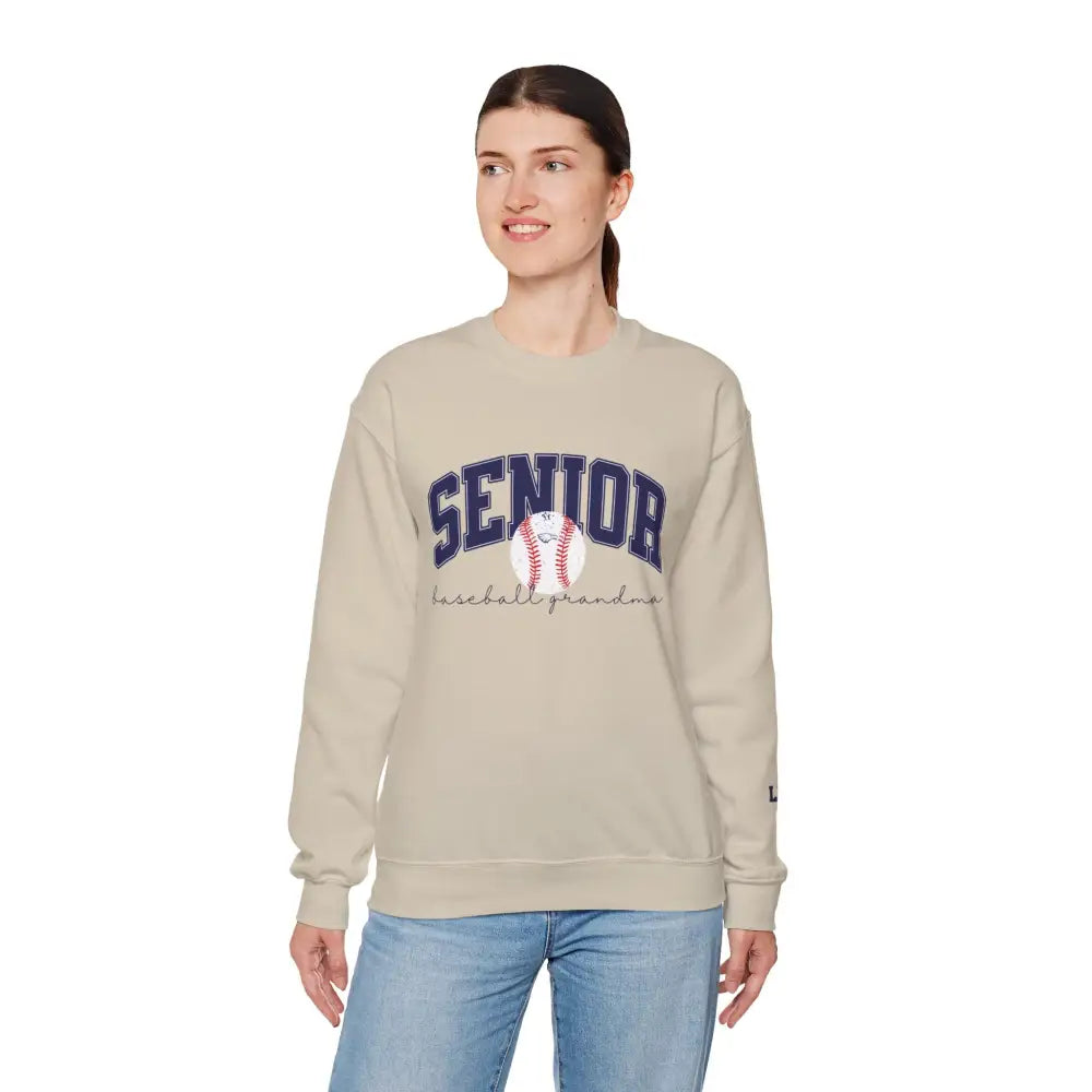 Allen Senior Baseball Grandma Crewneck Sweatshirt - Sweatshirt