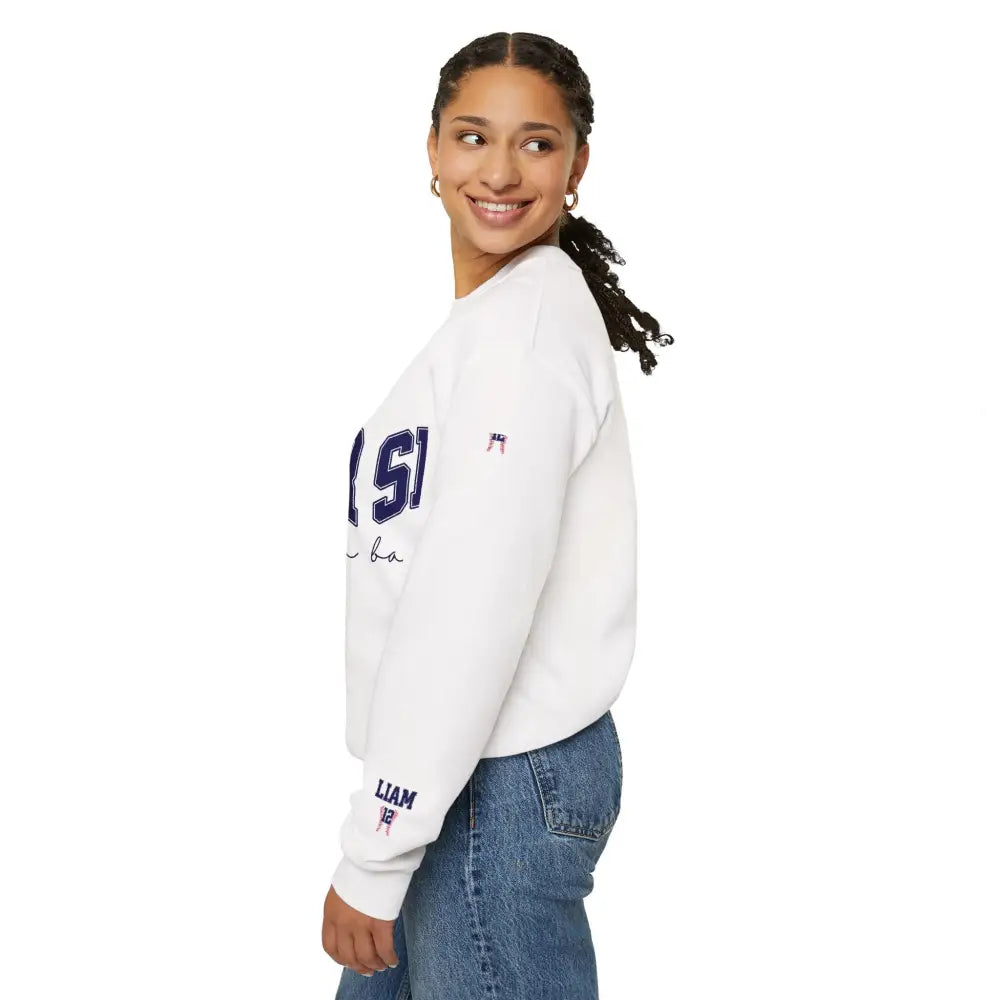 Allen Senior Baseball Mom Crewneck Sweatshirt - Sweatshirt