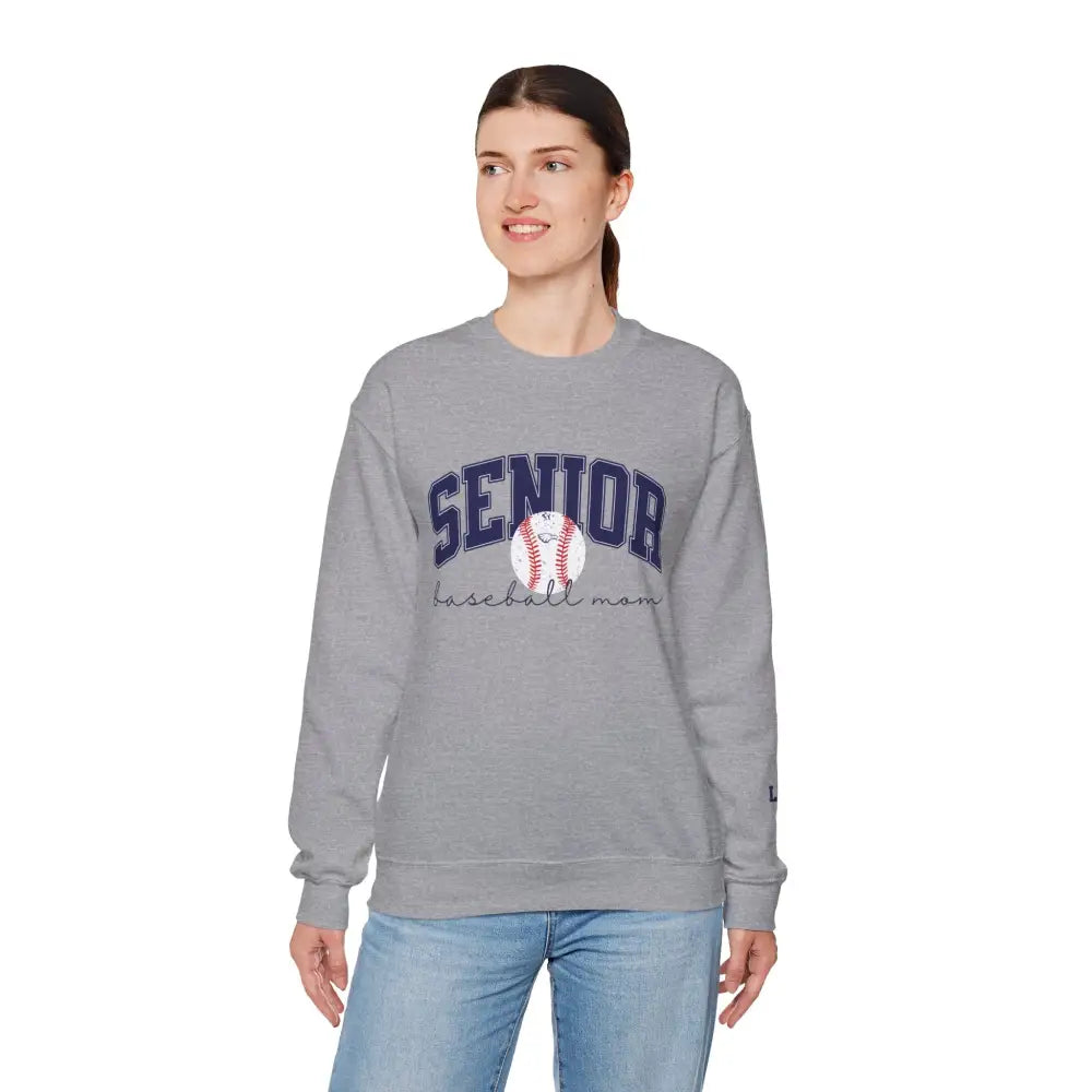 Allen Senior Baseball Mom Crewneck Sweatshirt - Sweatshirt