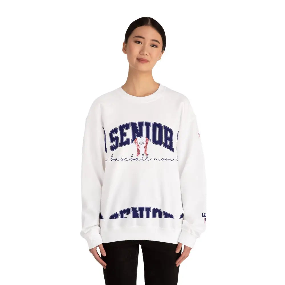 Allen Senior Baseball Mom Crewneck Sweatshirt - Sweatshirt