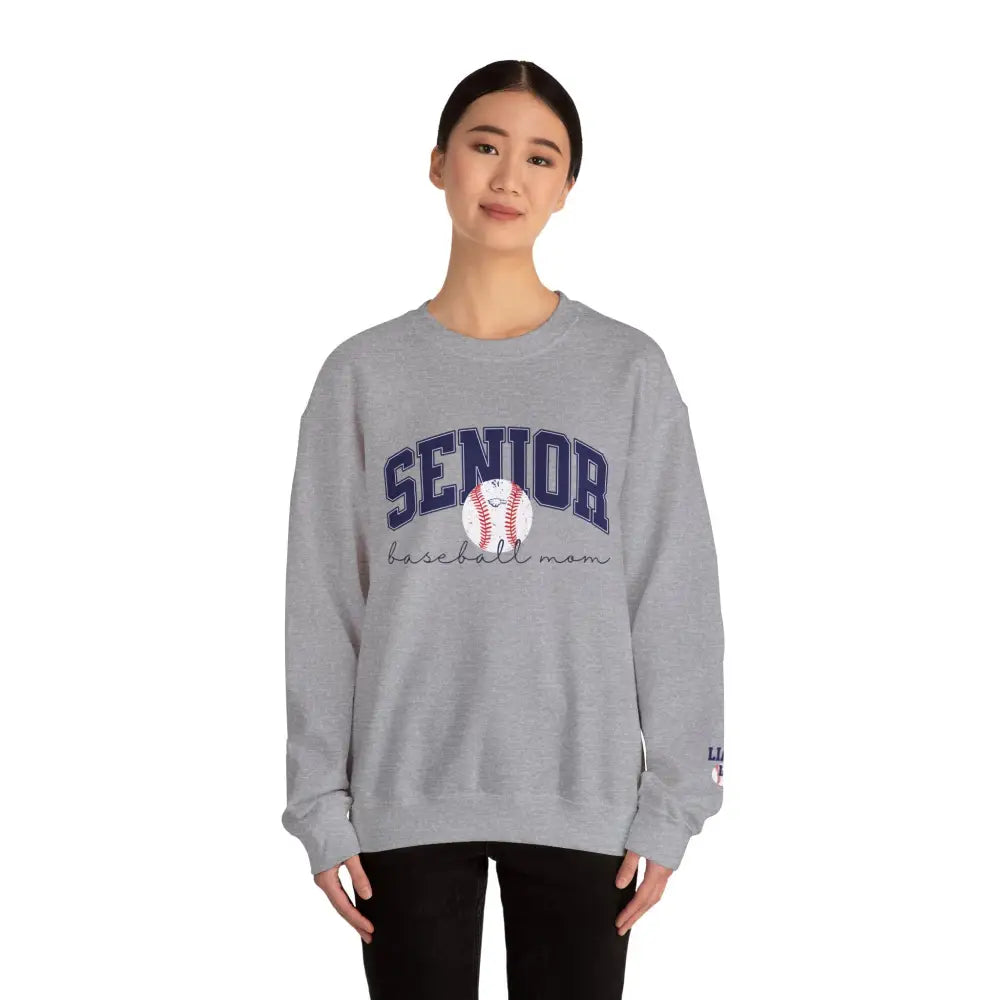 Allen Senior Baseball Mom Crewneck Sweatshirt - Sweatshirt