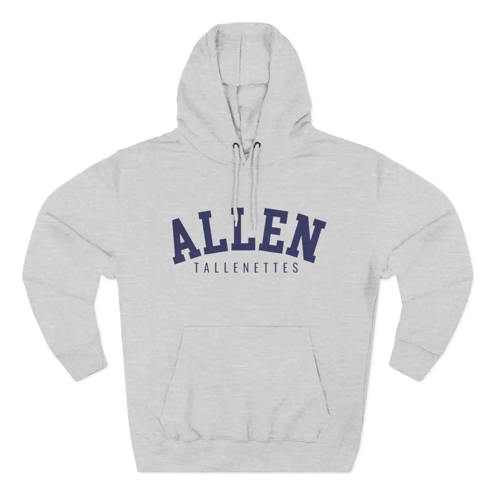Allen Tallenettes Chill Three Panel Fleece Hoodie S / Heather Grey Hoodie