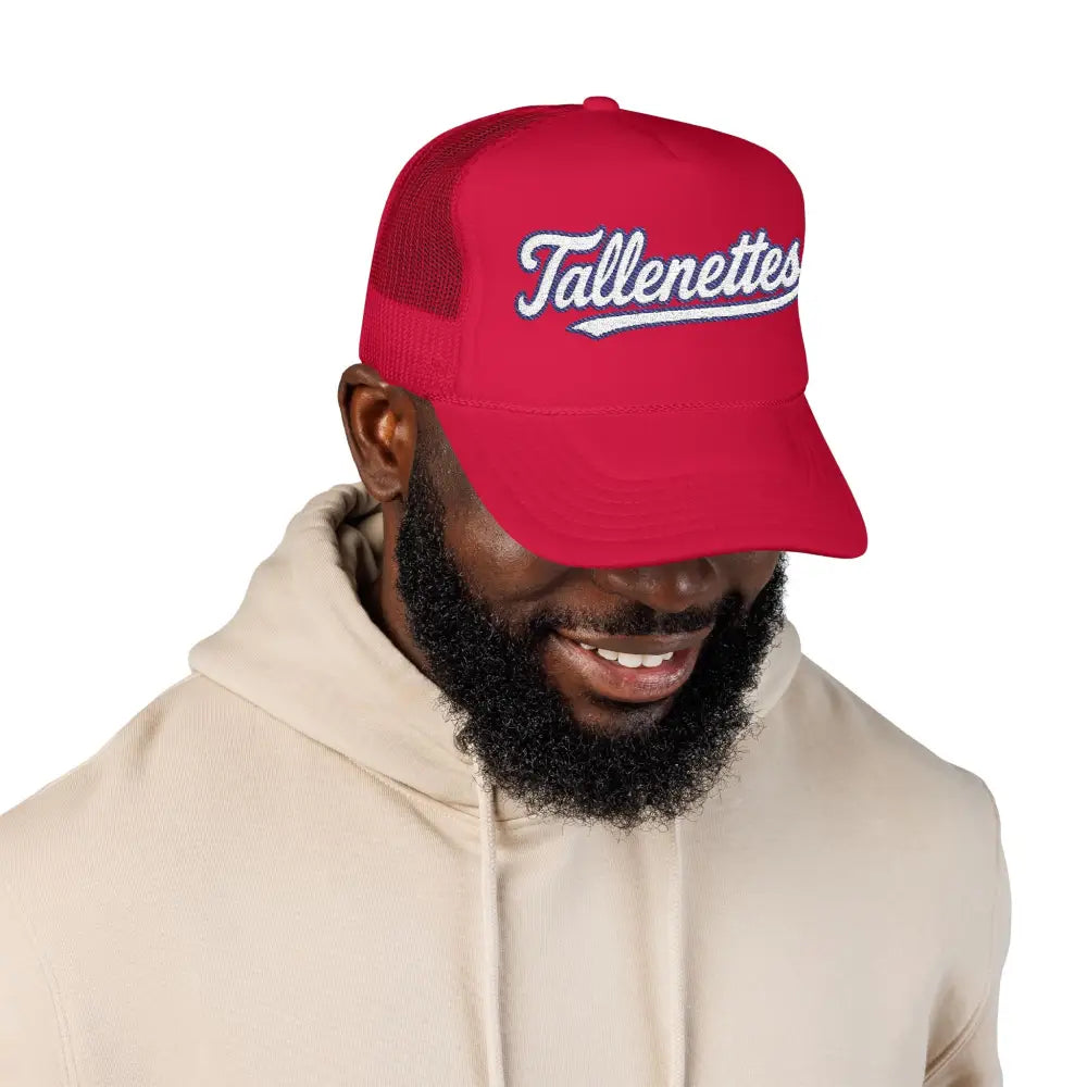 Allen Tallenettes Script Embroidered Trucker Hat - Hats