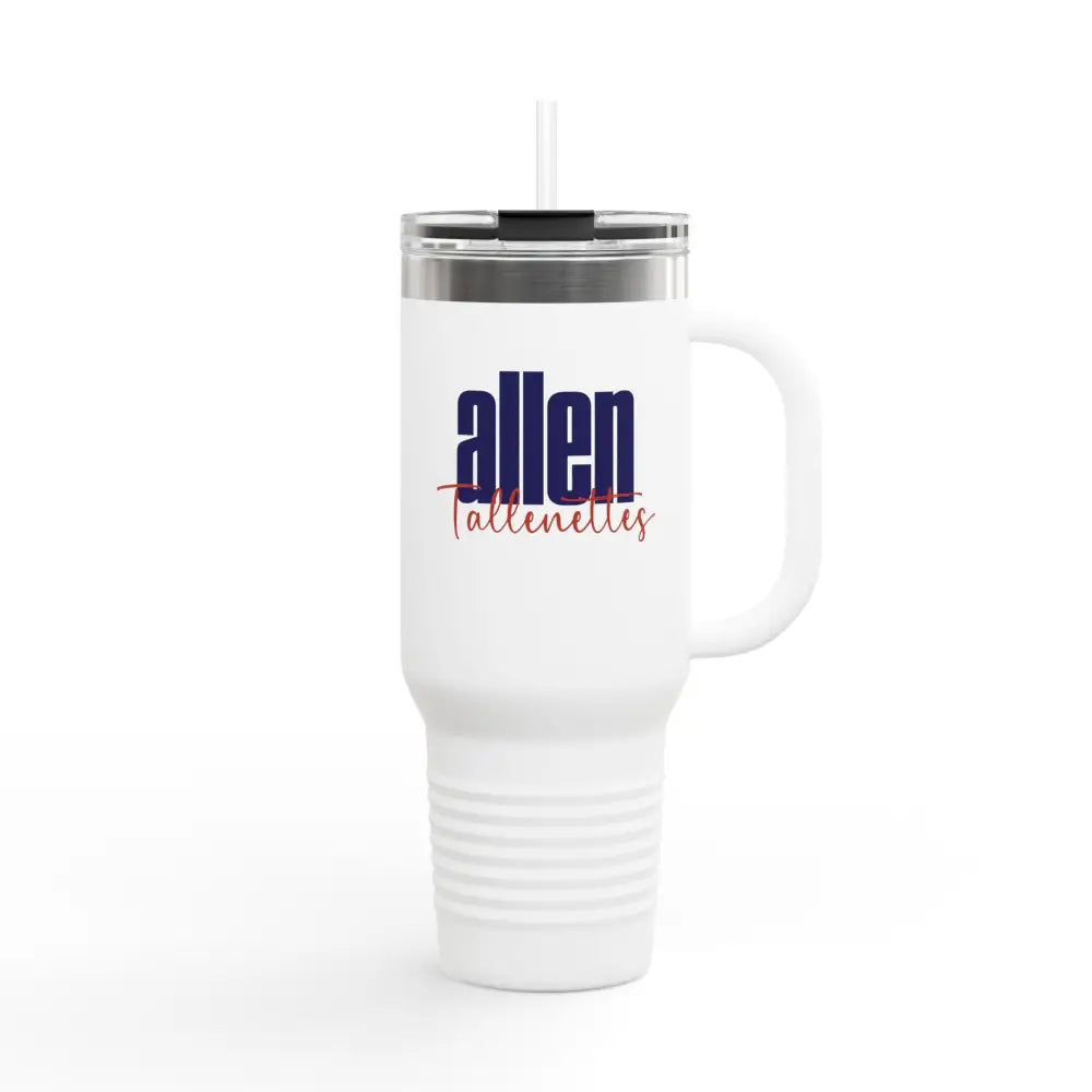 Allen Tallenettes Script Insulated Travel Mug - 40oz / White - Mug