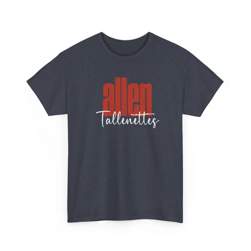 Allen Tallenettes Script Tee - Heather Navy / S - T-Shirt