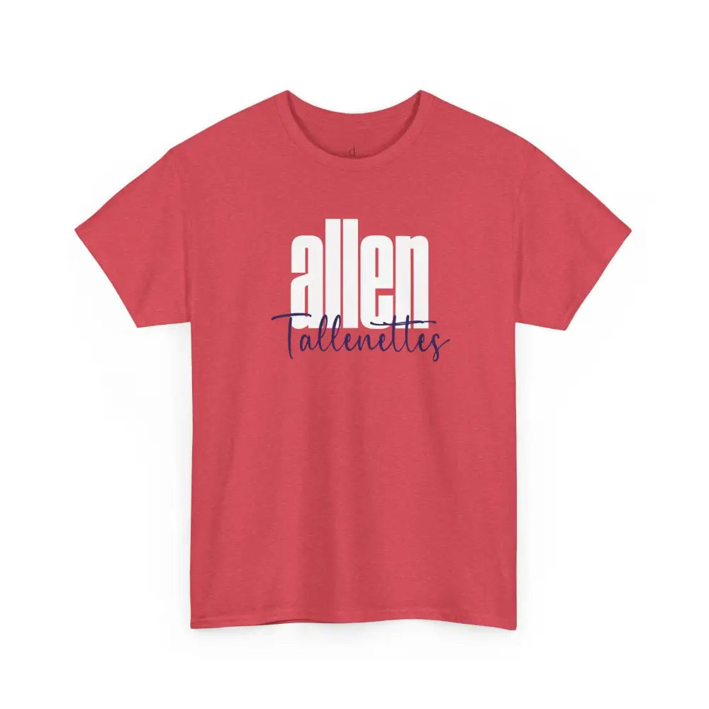 Allen Tallenettes Script Tee - Heather Red / S - T-Shirt