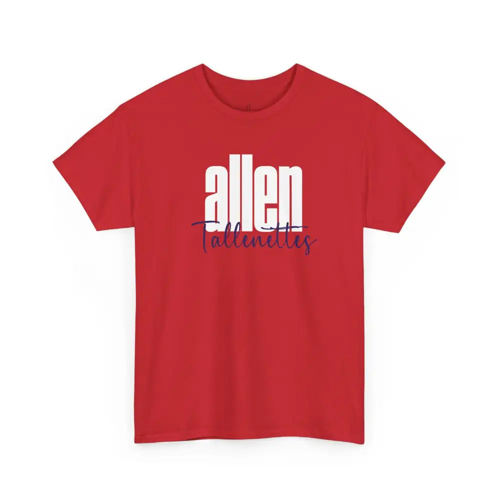 Allen Tallenettes Script Tee - Red / S - T-Shirt