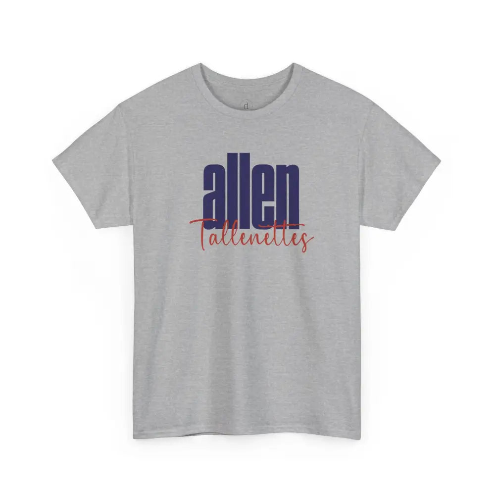 Allen Tallenettes Script Tee - Sport Grey / S - T-Shirt
