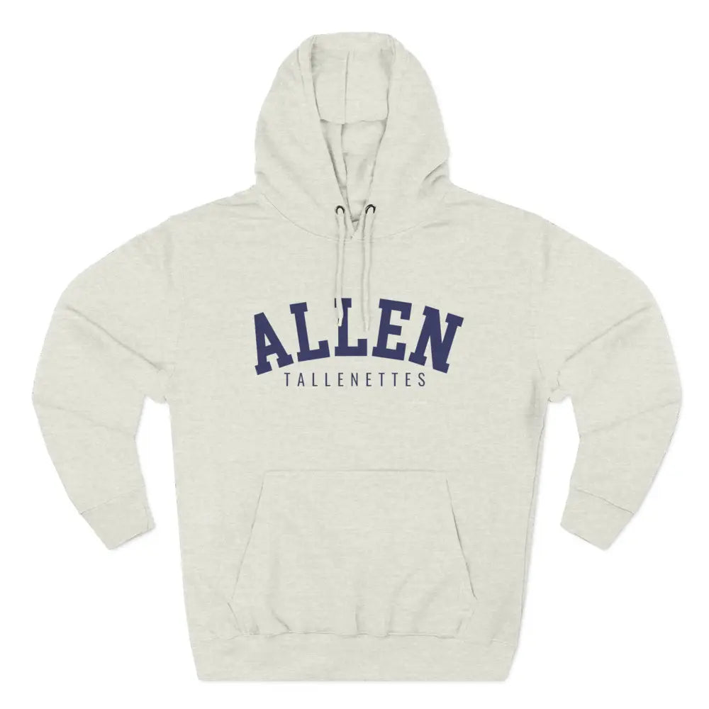 Allen Tallenettes Three Panel Fleece Hoodie - S / Oatmeal Heather - Hoodie
