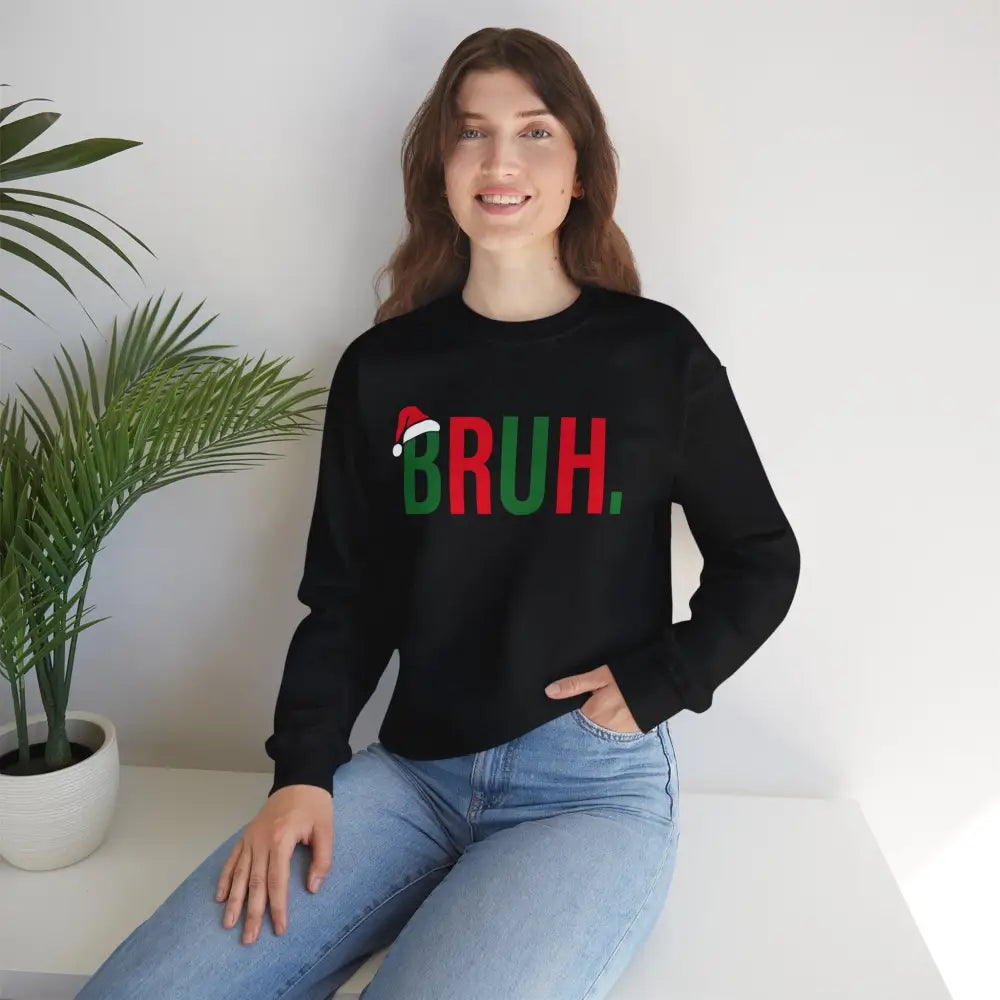 Christmas Bruh Crewneck Sweatshirt - Sweatshirt