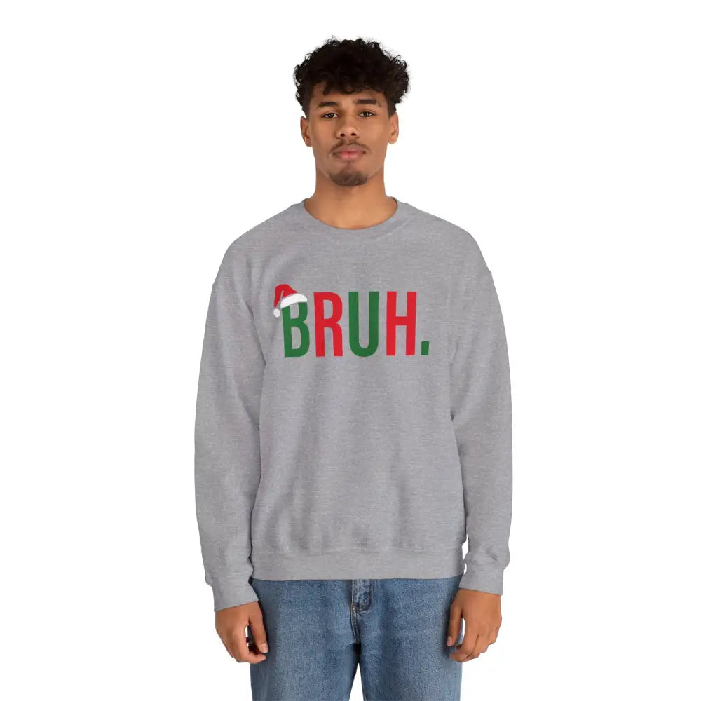 Christmas Bruh Crewneck Sweatshirt - Sweatshirt