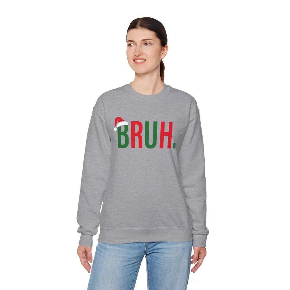 Christmas Bruh Crewneck Sweatshirt - Sweatshirt