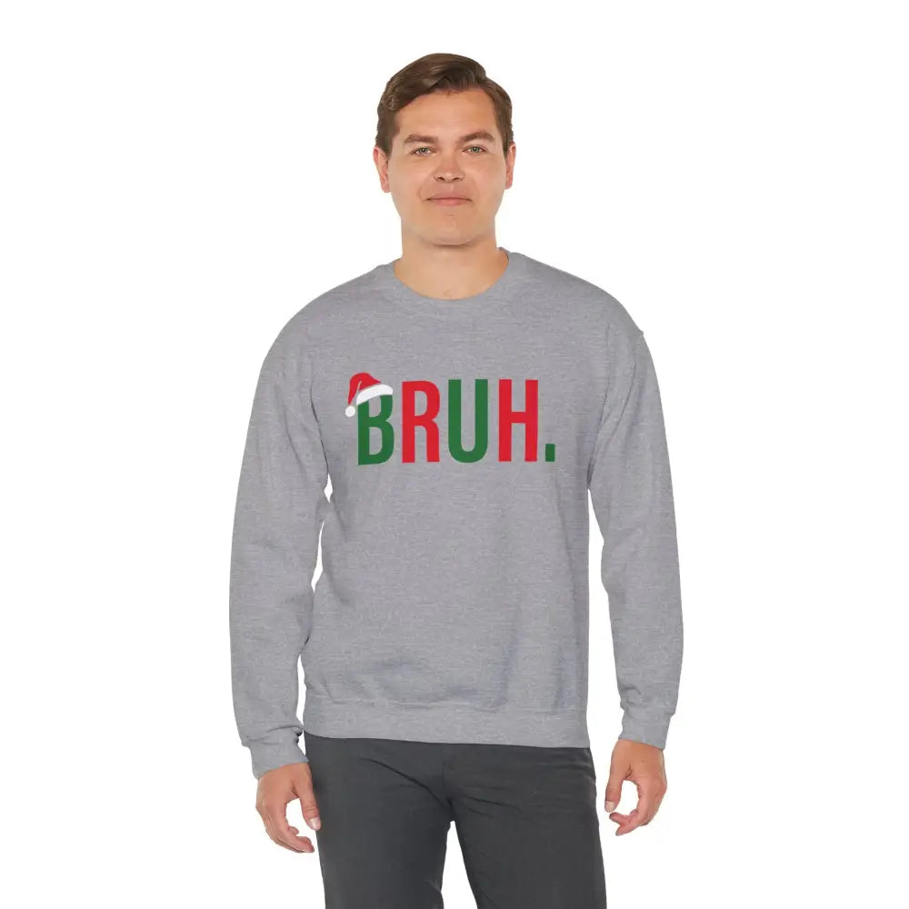 Christmas Bruh Crewneck Sweatshirt - Sweatshirt