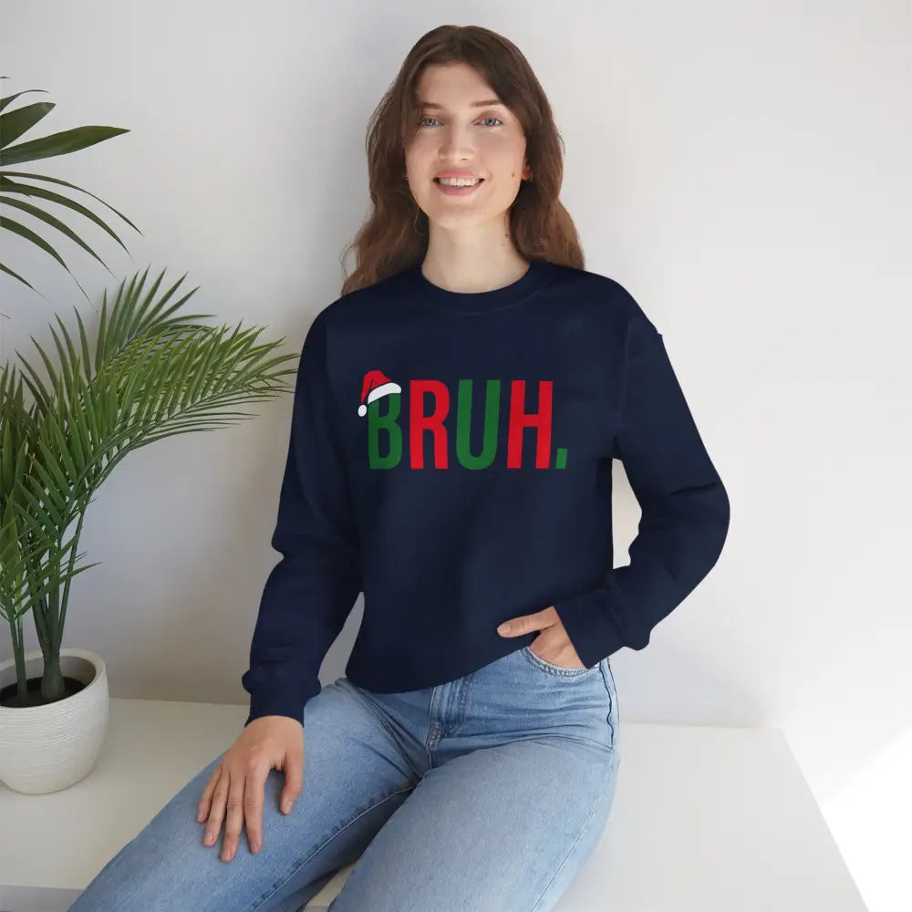 Christmas Bruh Crewneck Sweatshirt - Sweatshirt