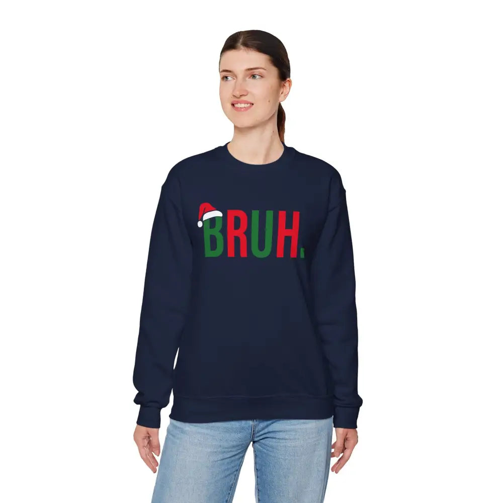Christmas Bruh Crewneck Sweatshirt - Sweatshirt