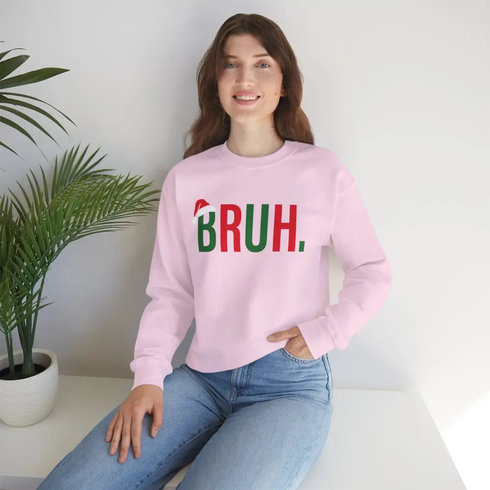 Christmas Bruh Crewneck Sweatshirt - Sweatshirt