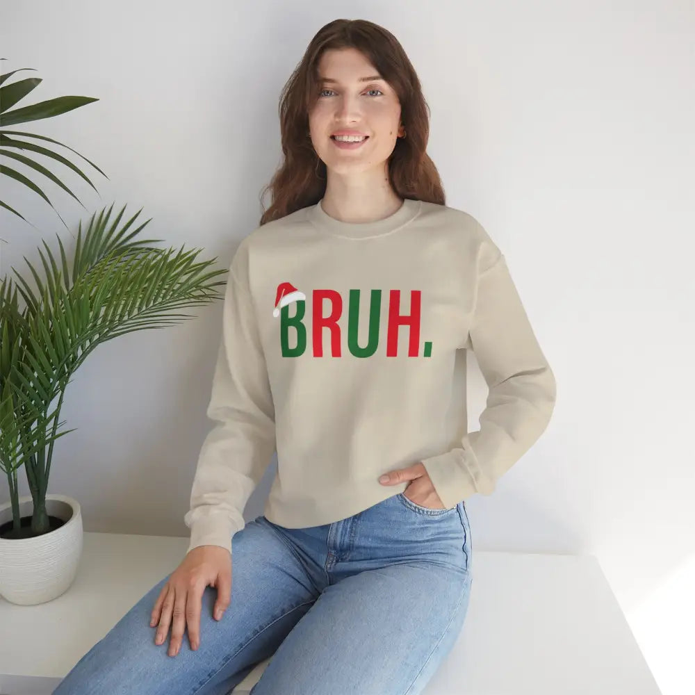 Christmas Bruh Crewneck Sweatshirt - Sweatshirt