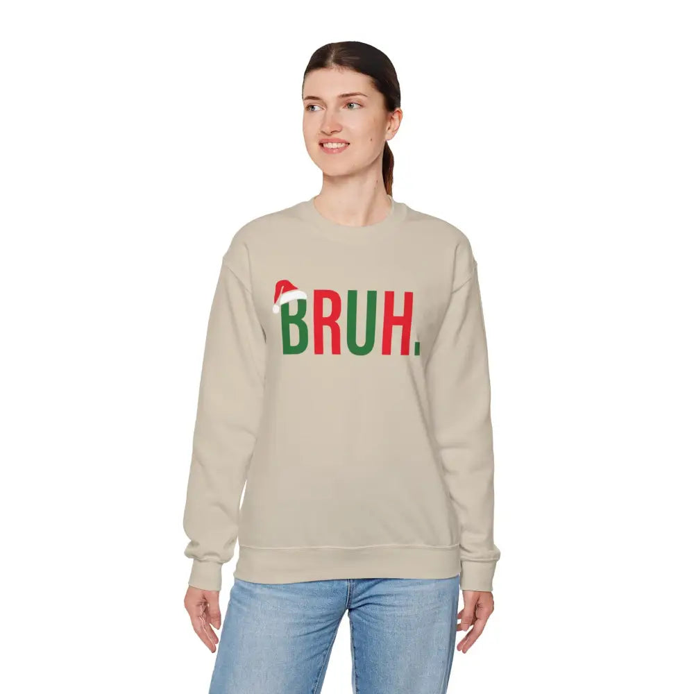 Christmas Bruh Crewneck Sweatshirt - Sweatshirt