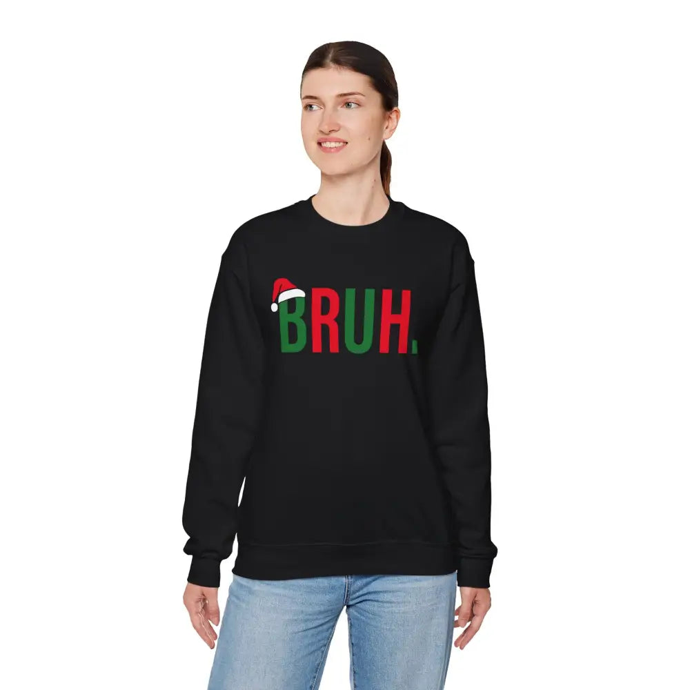 Christmas Bruh Crewneck Sweatshirt - Sweatshirt