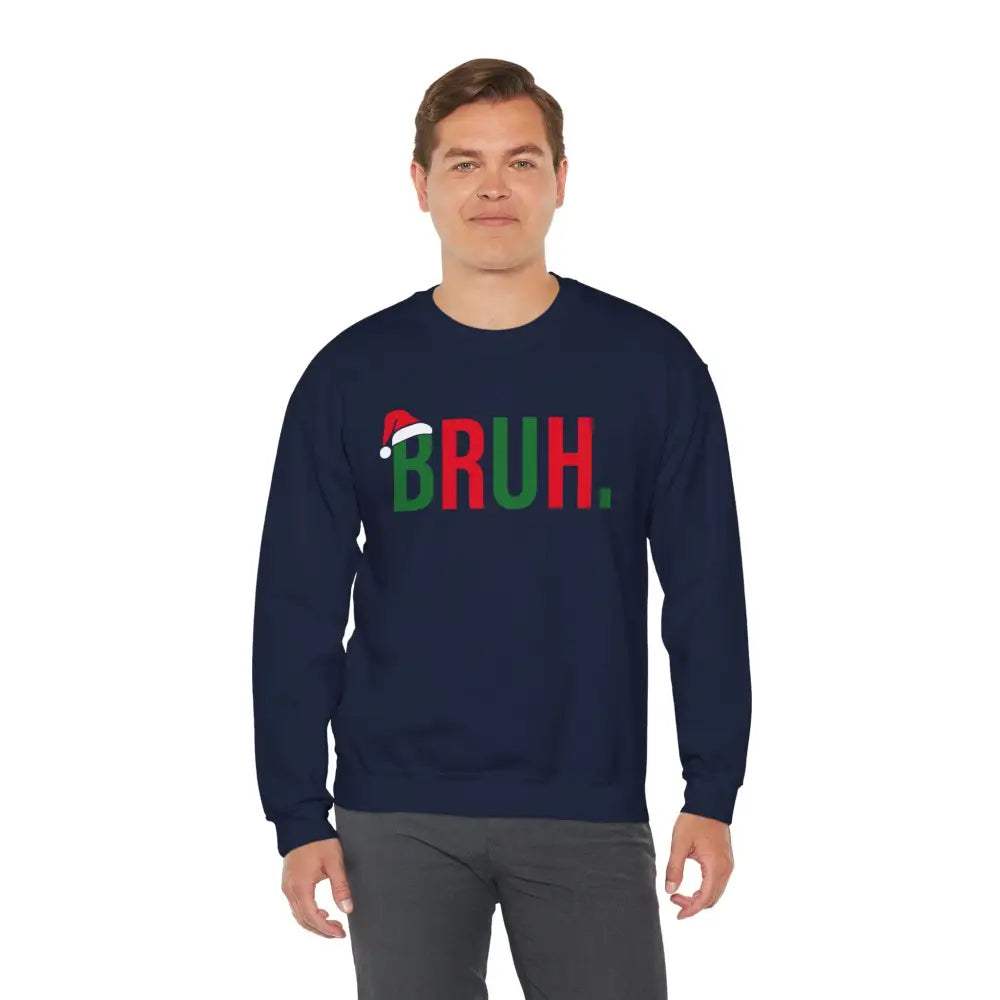 Christmas Bruh Crewneck Sweatshirt - Sweatshirt