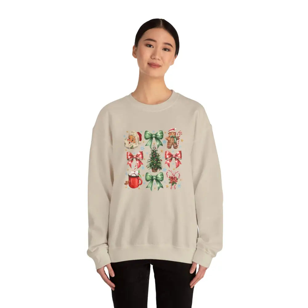 Christmas Coquette Crewneck Sweatshirt - Sweatshirt