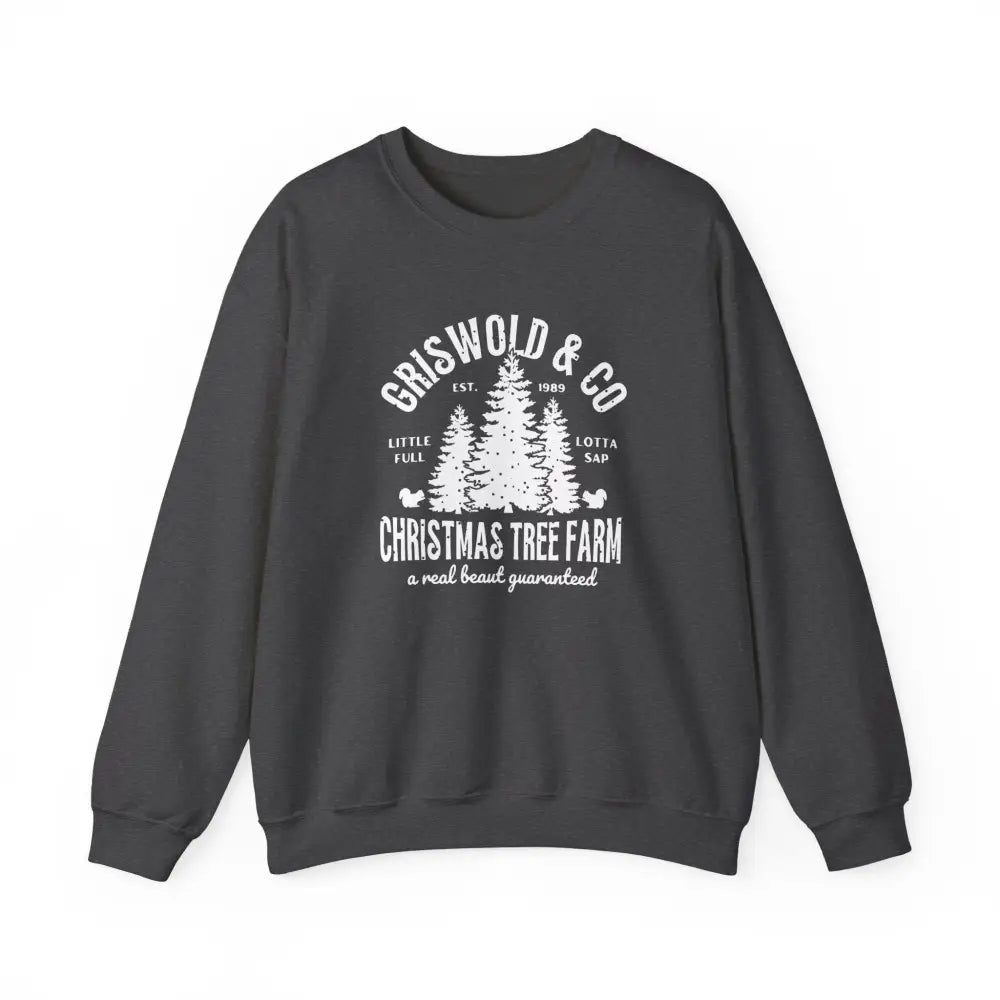 Christmas Tree Farm Crewneck Sweatshirt - Dark Heather / S - Sweatshirt