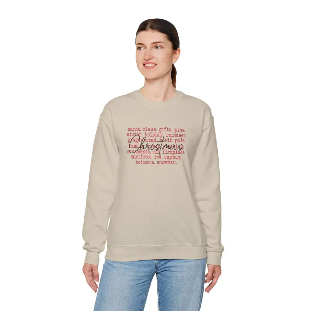 Christmas Type Crewneck Sweatshirt - Sweatshirt