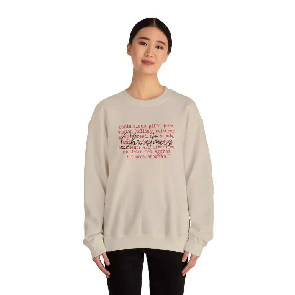 Christmas Type Crewneck Sweatshirt - Sweatshirt