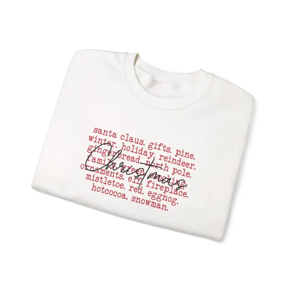 Christmas Type Crewneck Sweatshirt - Sweatshirt