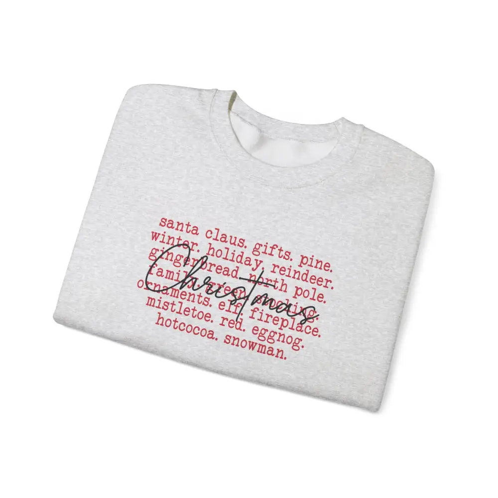 Christmas Type Crewneck Sweatshirt - Sweatshirt