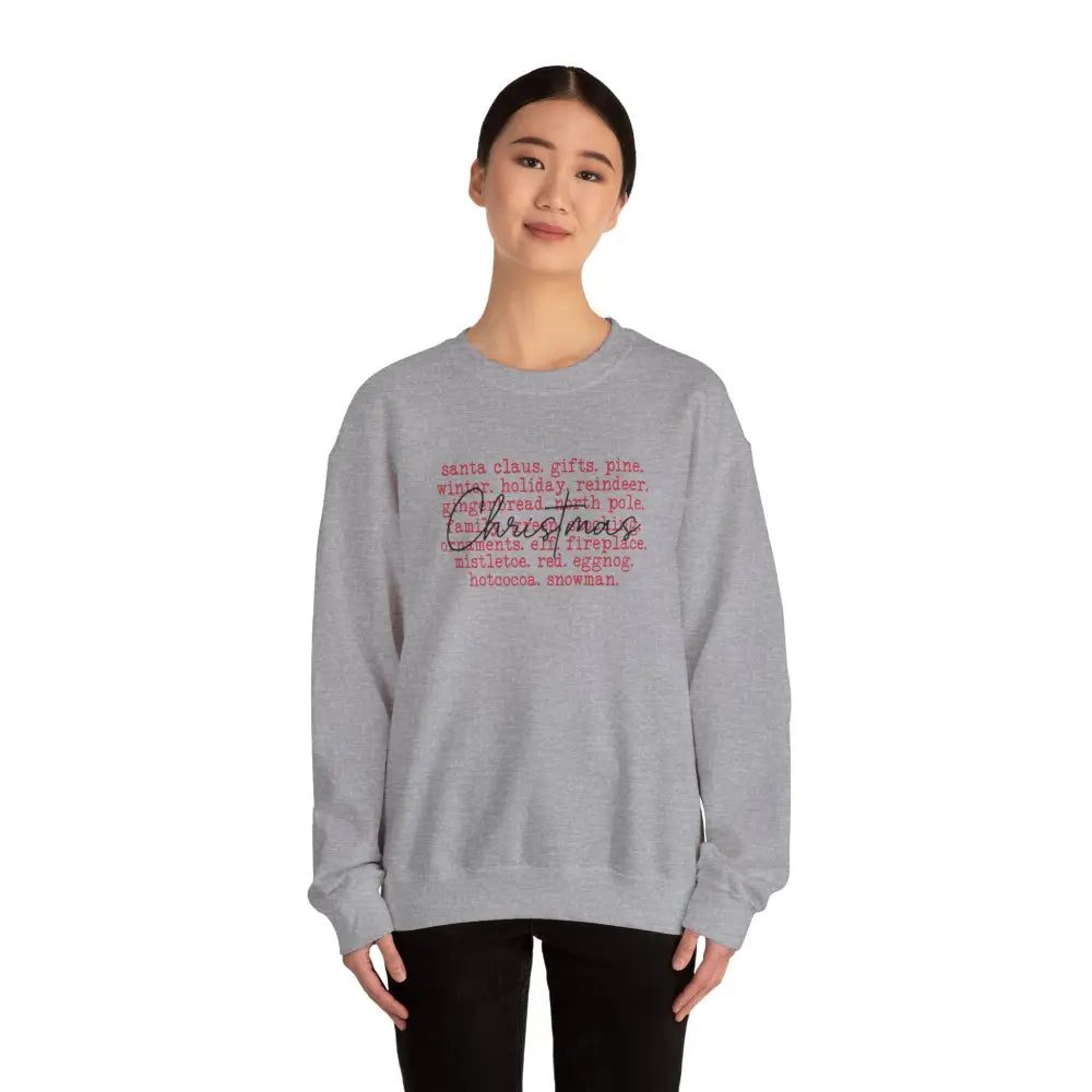 Christmas Type Crewneck Sweatshirt - Sweatshirt