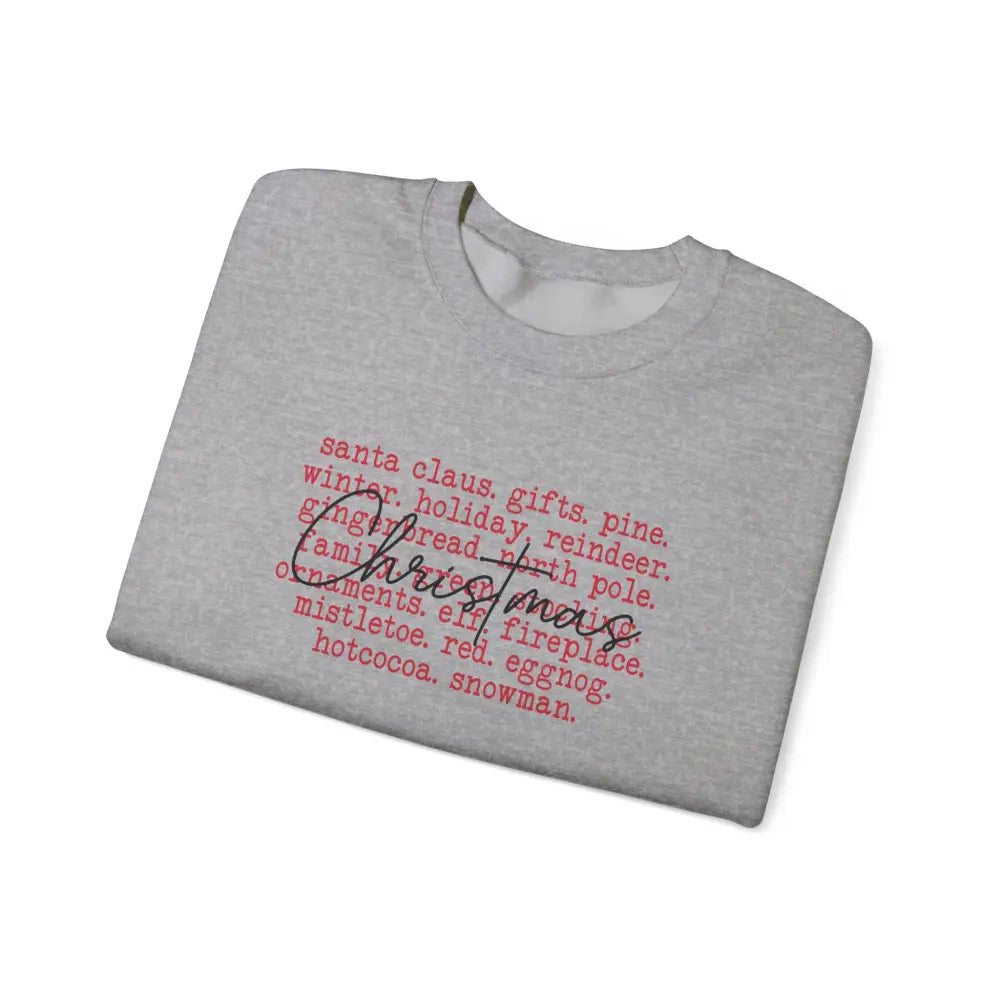 Christmas Type Crewneck Sweatshirt - Sweatshirt