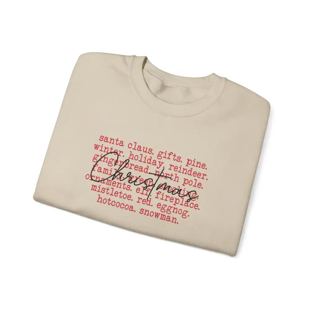 Christmas Type Crewneck Sweatshirt - Sweatshirt