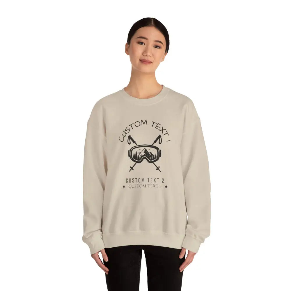 Custom Family Ski Goggle Sweatshirt - Sweatshirt