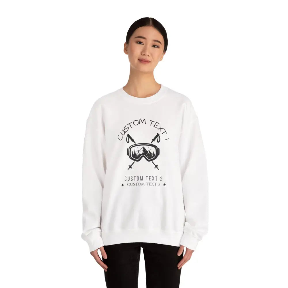 Custom Family Ski Goggle Sweatshirt - Sweatshirt