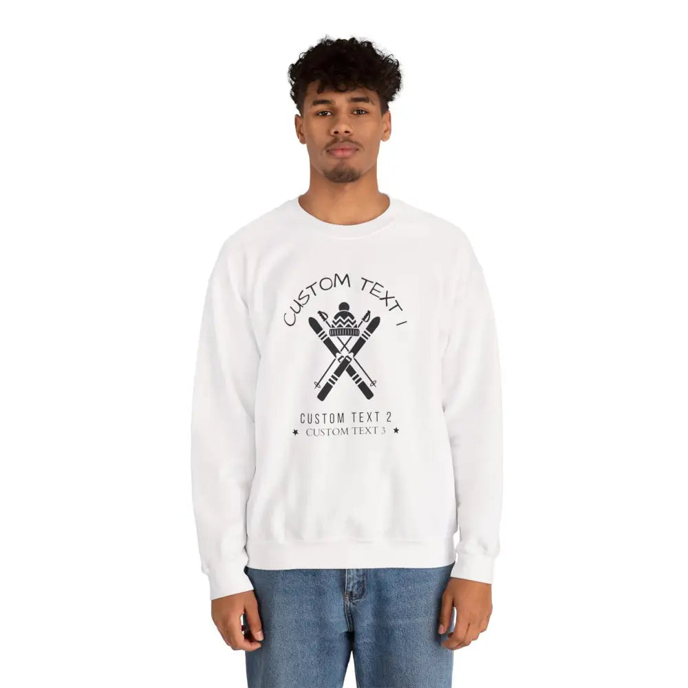 Custom Family Ski Trip X Sweatshirt - Sweatshirt